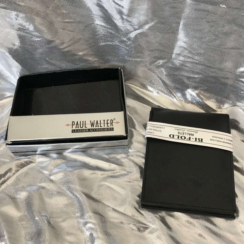 Paul Walter Wallet Bi-fold Organizer Leather